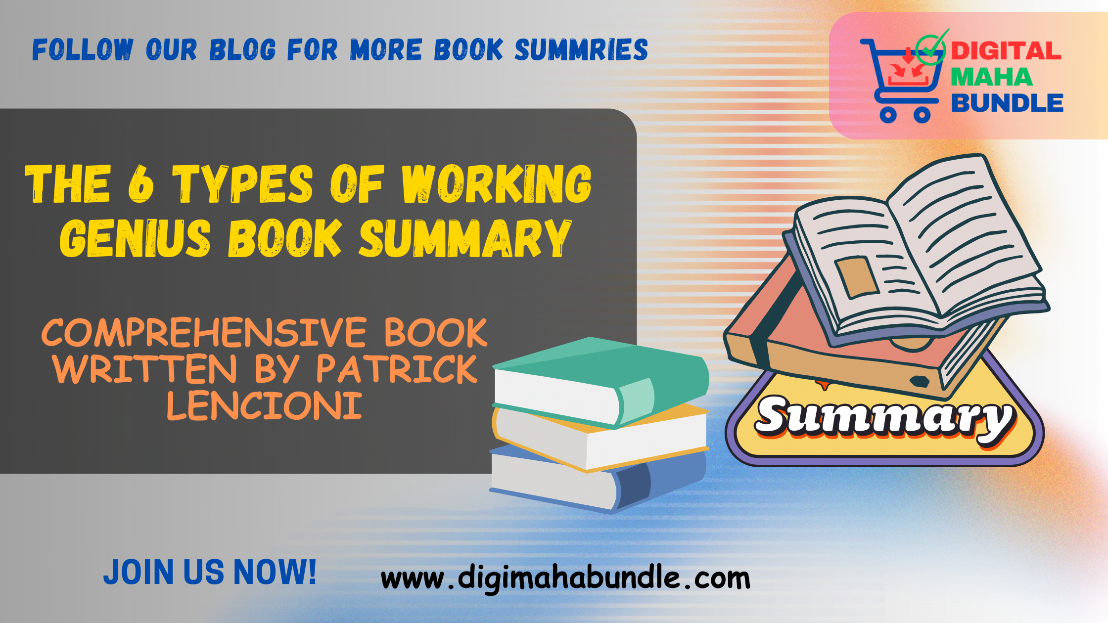 The 6 Types of Working Genius Book Summary