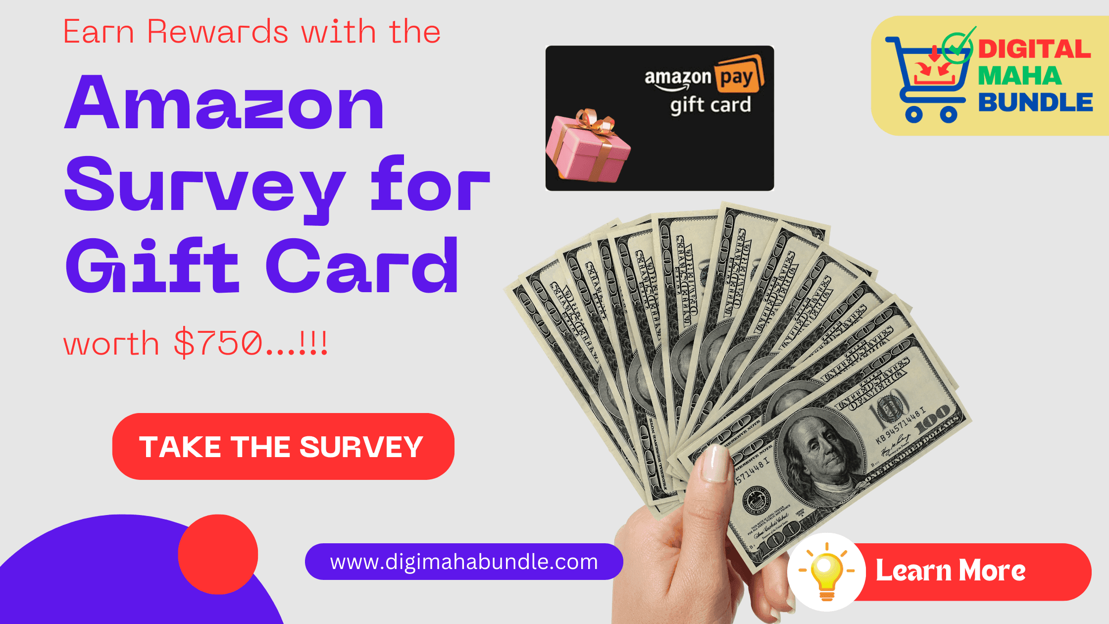 Amazon Survey for Gift Card